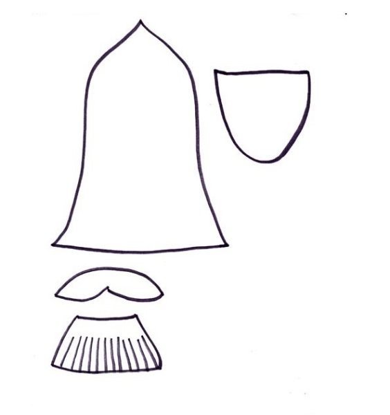 Аппликация богатырь шаблоны