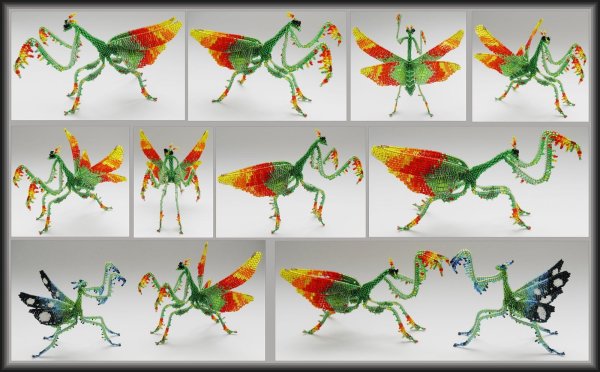 Бисероплетение богомол