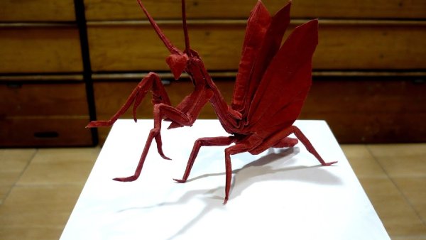 Поделка богомол