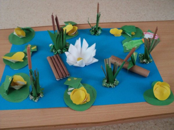 Камыш из бумаги