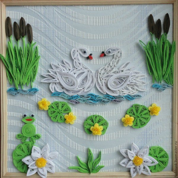 Панно из квиллинга