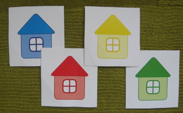 Аппликация домик