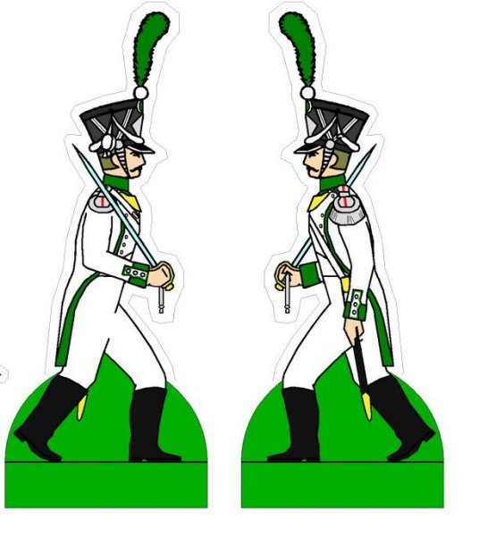 Бумажные солдатики Бородинской битвы 1812 года