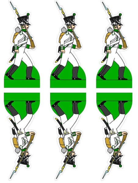 Бумажные солдатики 1812 гусары