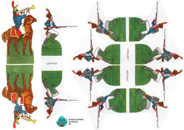 Солдатики Бородино 1812