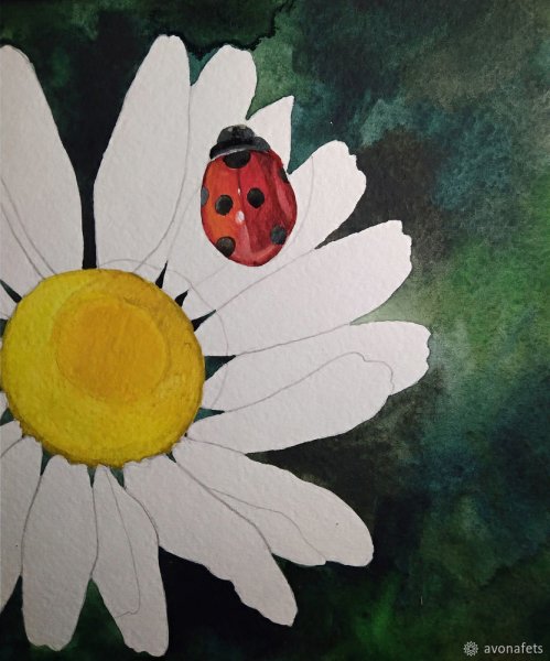 Рисование ромашки