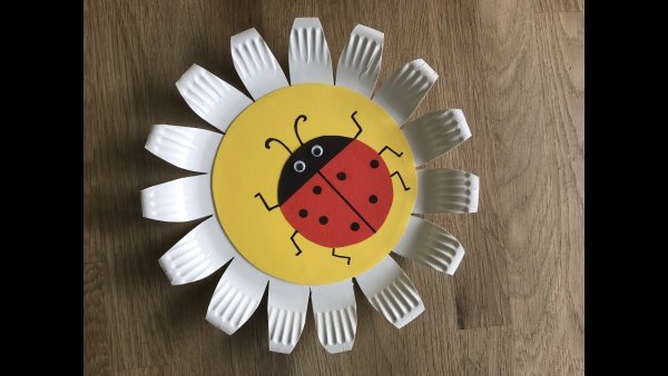 Поделки из пластиковых тарелок