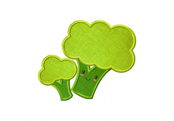 Брокколи из фетра выкройка