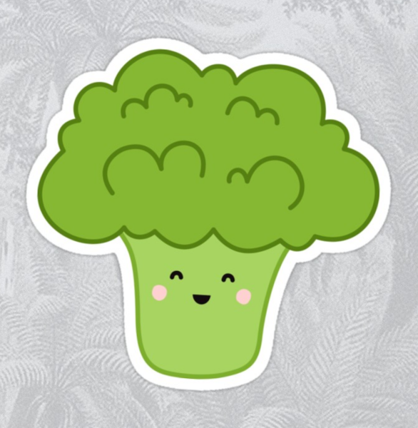 Наклейки брокколи