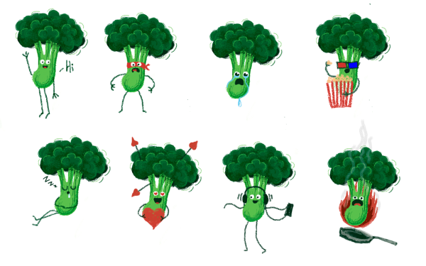Веселая брокколи