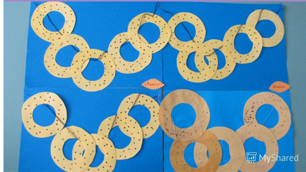 Аппликация бублики баранки