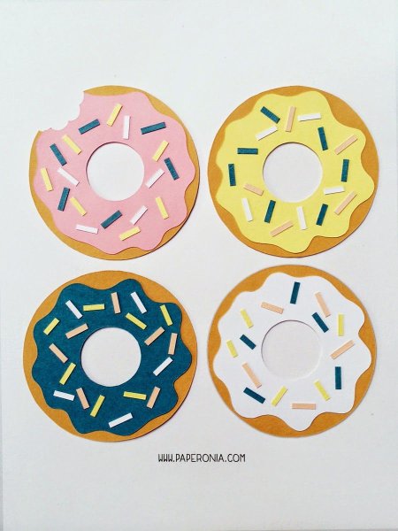 Пончик из бумаги