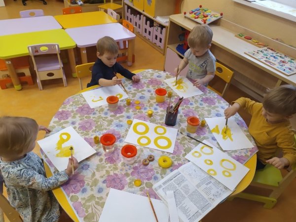 Бублики баранки рисование в 1 младшей группе