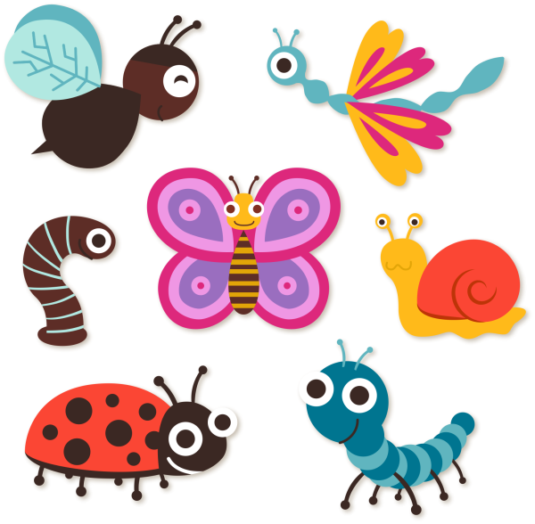 Насекомые (с наклейками)