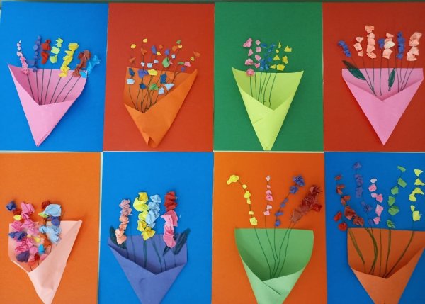 Аппликация букет