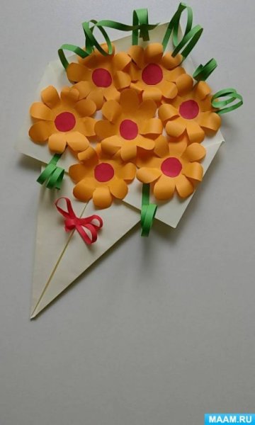 Поделка цветы для мамы