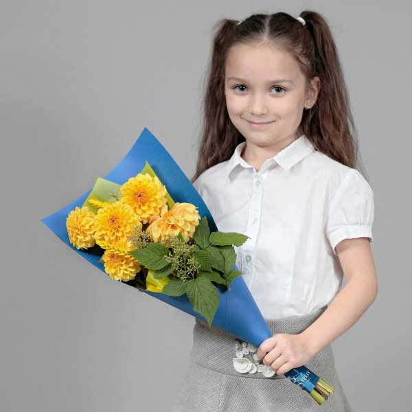 Букет цветов на 1 сентября