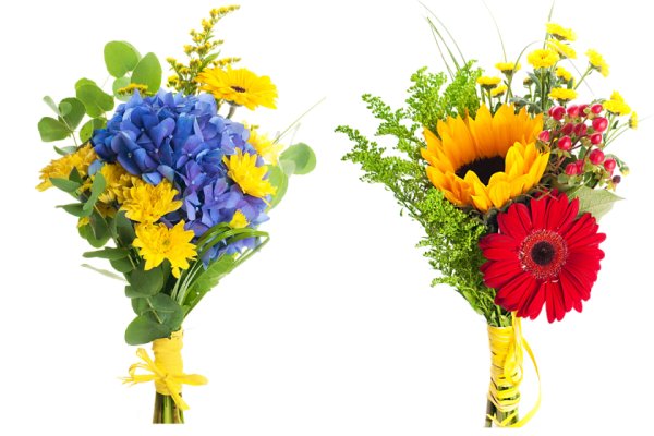 Интересные букеты на 1 сентября