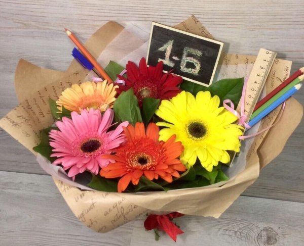 Букет на 1 сентября