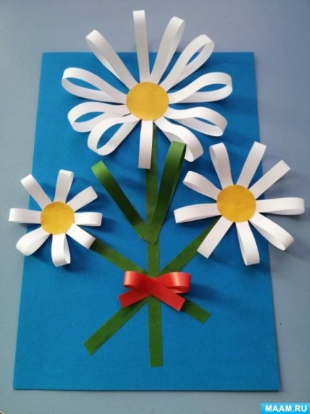 Аппликация Ромашка