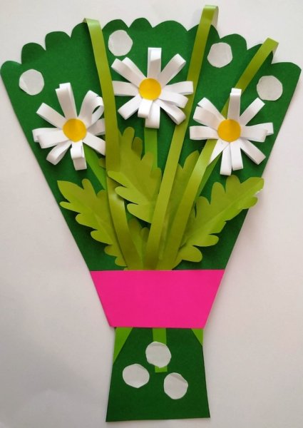 Аппликации на 8 марта для детей