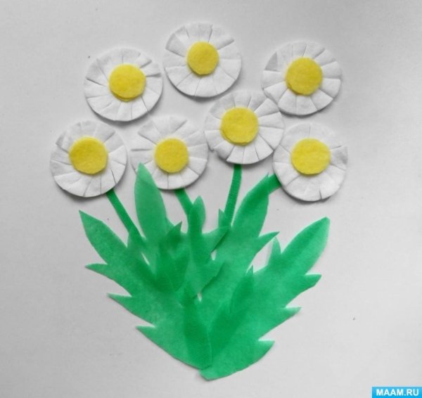 Аппликация Ромашка