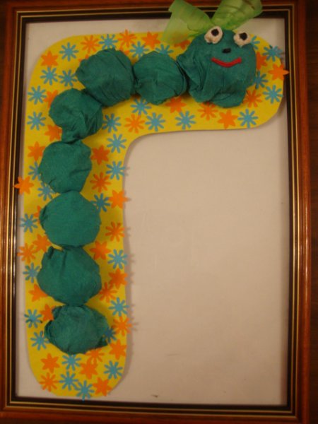 Буква г поделка