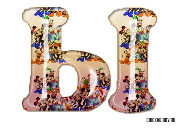 Красивые детские буквы