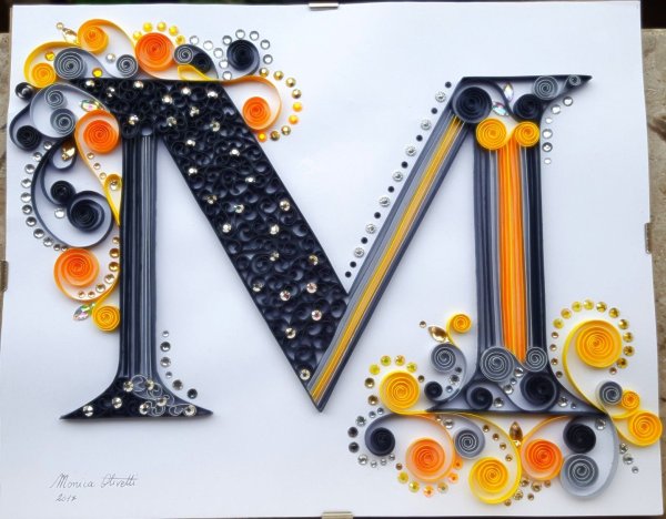 Украсить букву