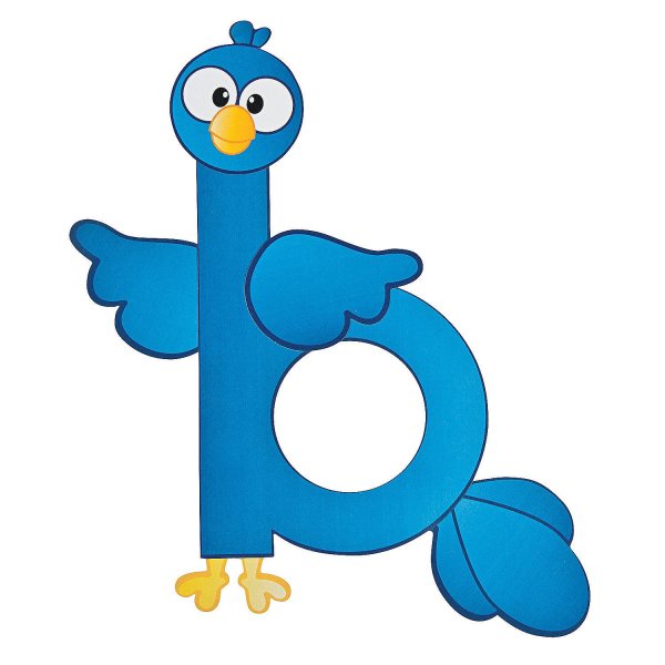 Буква в виде рисунка