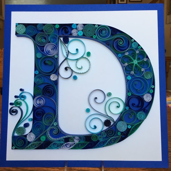 Квиллинг буквы