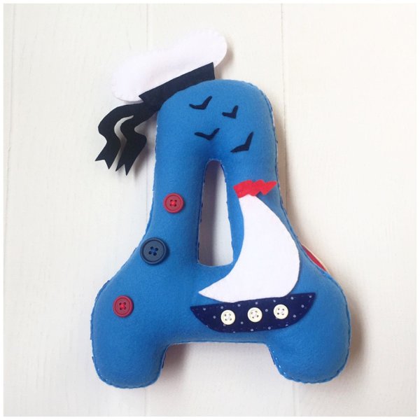 Буквы из фетра