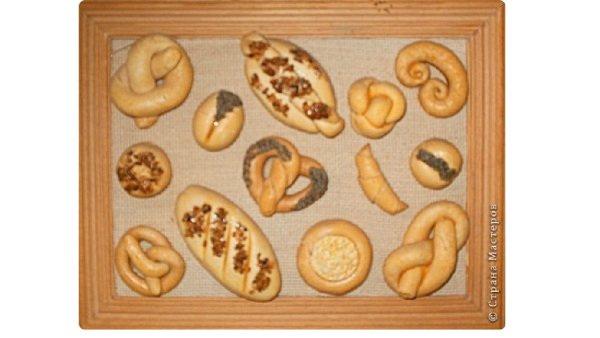 Хлебобулочные изделия из соленого теста