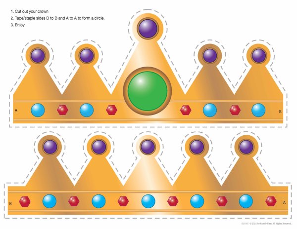 Корона шаблон