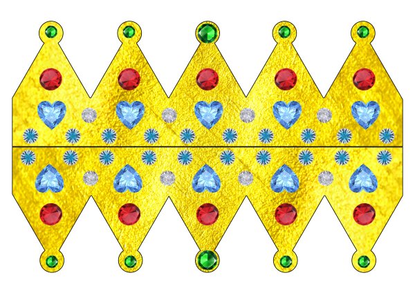 Корона шаблон