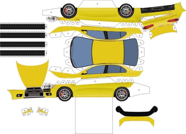 Бумажные модели Шевроле Камаро