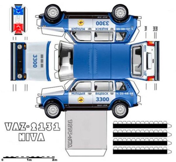 Развёртка ВАЗ 2131