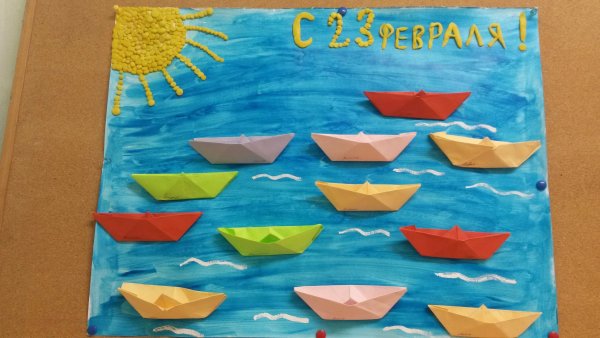 Поделка кораблик