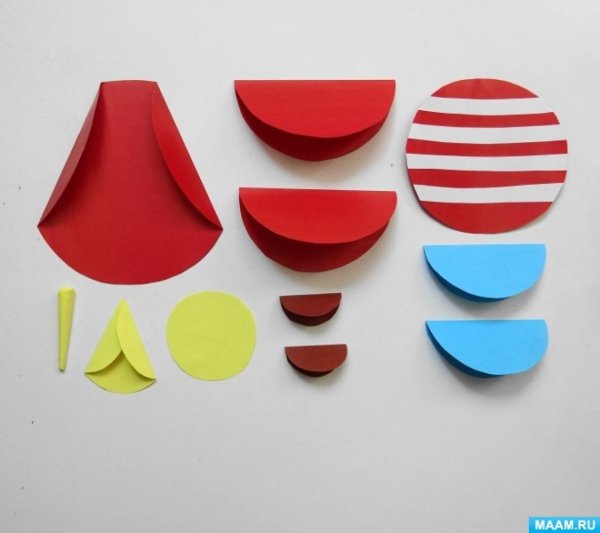 Объемная аппликация Буратино