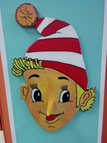 Поделка Буратино