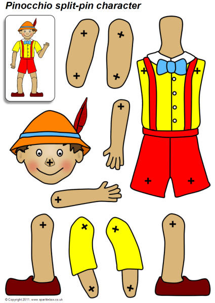 Акула марионетка из бумаги