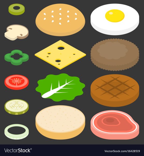 Детали для бургера