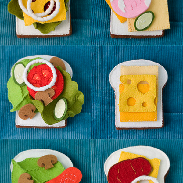 Еда из фетра