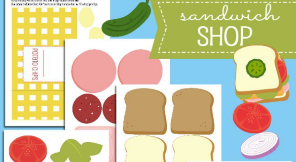 Аппликация бутерброд