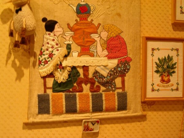 Панно самовар