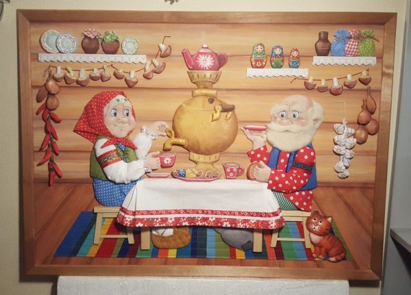 Панно самовар