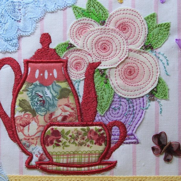 Аппликация самовар