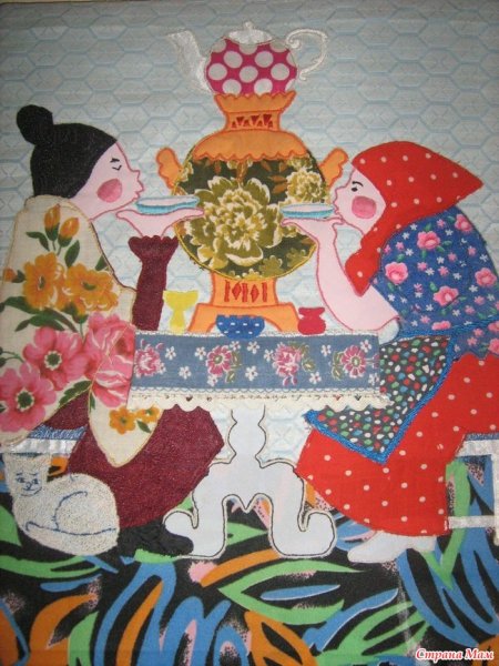 Панно самовар