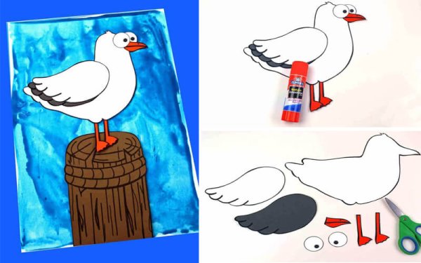 Поделка Чайка своими руками