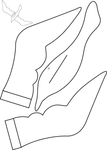 Шаблоны птиц для вырезания из бумаги